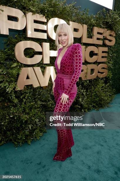 Pictured: Natasha Bedingfield arrives to the 2024 People's Choice Awards held at Barker Hangar on February 18, 2024 in Santa Monica, California. --