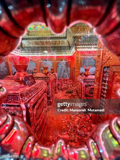 haram complex and the imam hadi and askari shrine in  samera iraq - shiite islam stock pictures, royalty-free photos & images