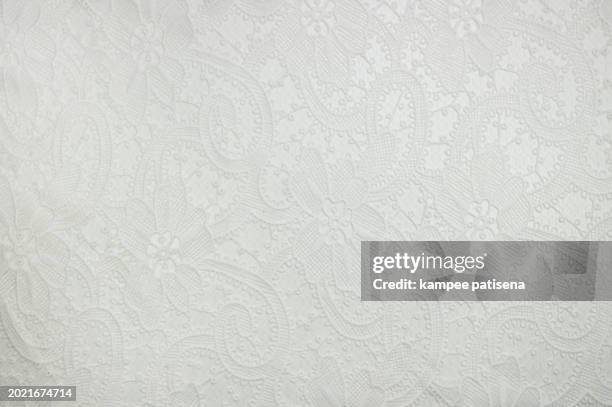 elegant embroidery, art of decorating material lace backgrounds, intricate patterns and delicate beauty - encaje fotografías e imágenes de stock