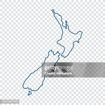 New Zealand Map High-Res Vector Graphic - Getty Images