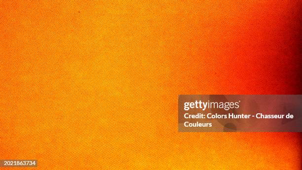 close-up of bright red and black dots on a bright yellow background. macro photography of a poster printed in offset in paris, france. artificial light (neon) and saturated colors. - grunge paper texture stock pictures, royalty-free photos & images