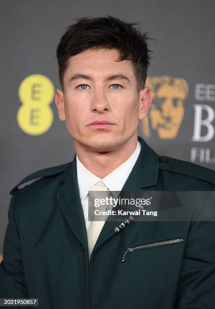 Barry Keoghan attends the 2024 EE BAFTA Film Awards at The Royal Festival Hall on February 18, 2024 in London, England.