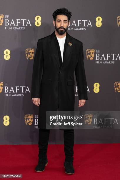 Ray Panthaki attends the 2024 EE BAFTA Film Awards at The Royal Festival Hall on February 18, 2024 in London, England.