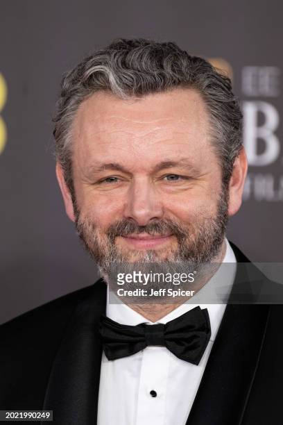 Michael Sheen attends the 2024 EE BAFTA Film Awards at The Royal Festival Hall on February 18, 2024 in London, England.