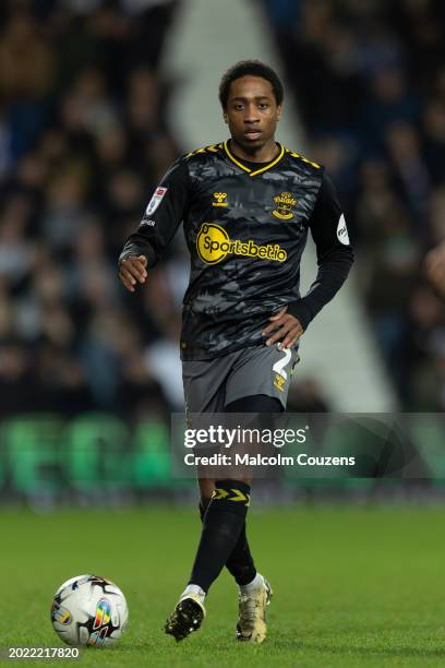 Kyle Walker-Peters of Southampton runs with the ball during the Sky Bet Championship match between West Bromwich Albion and Southampton FC at The...