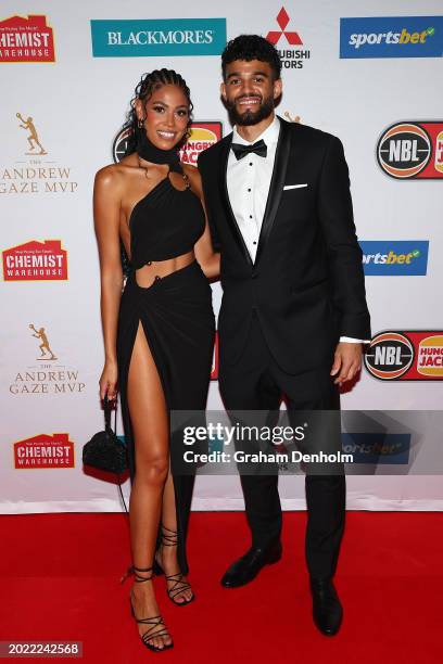 Sam McDaniel attends the 2024 NBL MVP Awards Night at CIEL The Venue on February 19, 2024 in Melbourne, Australia.