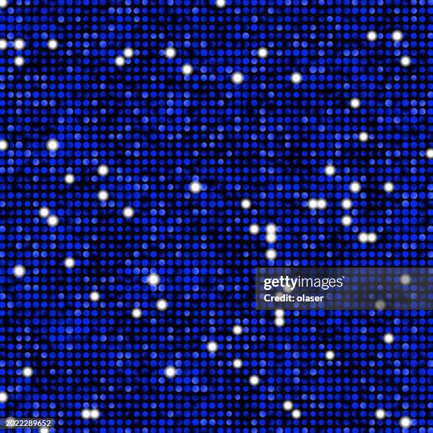blue sequin glitter background pattern - sequins background stock illustrations