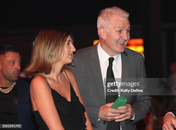 Andrew Gaze arrives ahead of the the 2024 NBL MVP Awards Night at CIEL The Venue on February 19, 2024 in Melbourne, Australia.