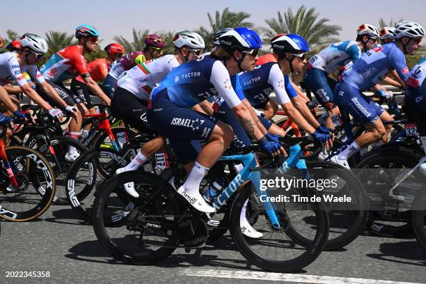 Rick Zabel of Germany and Team Israel-Premier Tech competes during the 6th UAE Tour 2024, Stage 1 a 141km stage from Al Dhafra Walk Madinat Zayed to...