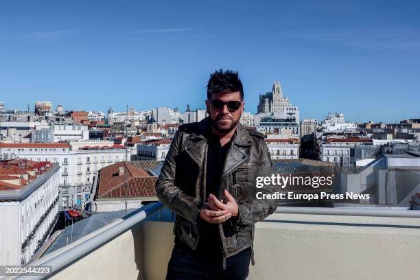 The singer Pablo Lopez poses after an interview for Europa Press, at the Umusic Hotel, on 19 February, 2024 in Madrid, Spain. Pablo Jose Lopez...