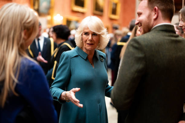 GBR: Queen Camilla Presents The Queen's Anniversary Prizes For Higher And Further Education For 2022-2024