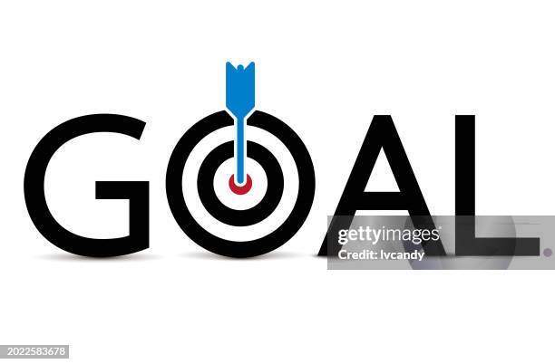 ilustrações de stock, clip art, desenhos animados e ícones de goal - alvo de dardo