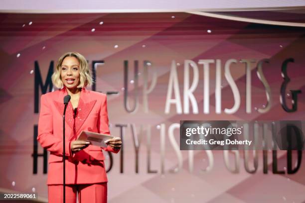 Karen Pittman attends the 11th Annual MUAHS Awards at The Beverly Hilton on February 18, 2024 in Beverly Hills, California.