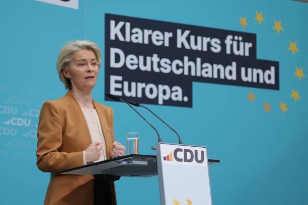 DEU: CDU Nominates Ursula von der Leyen For Second Term As European Council President