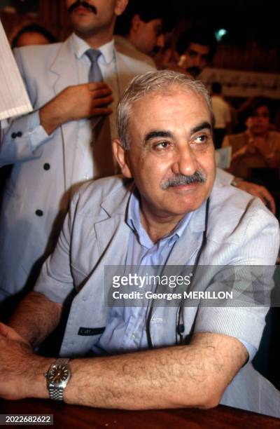 Portrait de Georges Habache, le 23 septembre 1991.