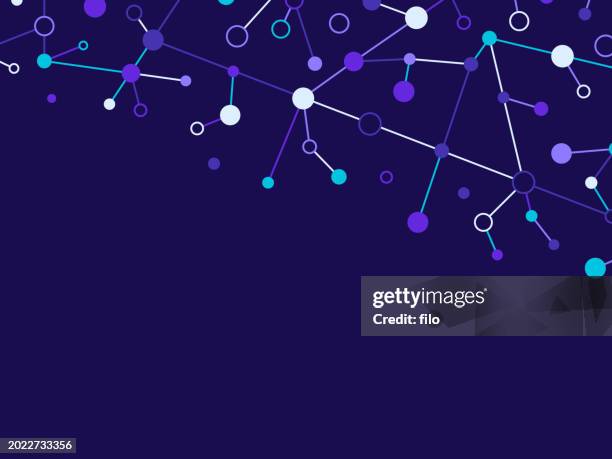 stockillustraties, clipart, cartoons en iconen met artificial intelligence ai tech connections abstract background - large language model
