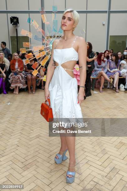 Tigerlily Taylor attends the Susan Fang show during London Fashion Week February on February 19, 2024 in London, England.