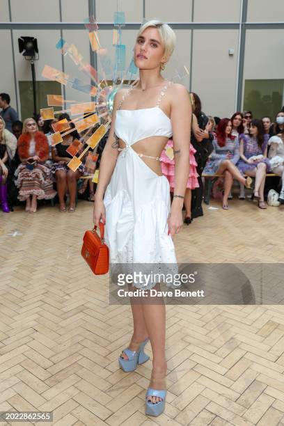 Tigerlily Taylor attends the Susan Fang show during London Fashion Week February on February 19, 2024 in London, England.