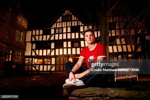 Joe Hart the Shrewsbury Town goalkeeper at the Rowleys House Museum, Shrewsbury, Shropshire on March 02, 2005 in Shrewsbury, United Kingdom.