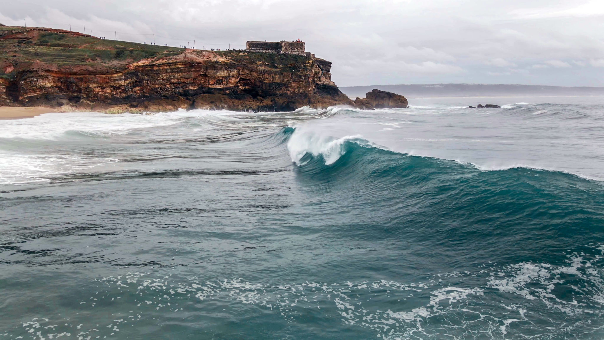 Southern Europe van trip drone clips: Nazaré, Portugal Southern Europe van trip drone clips: Nazaré, Portugal