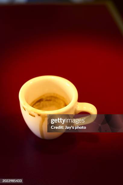 cup of espresso - coffee table reading mug stock pictures, royalty-free photos & images