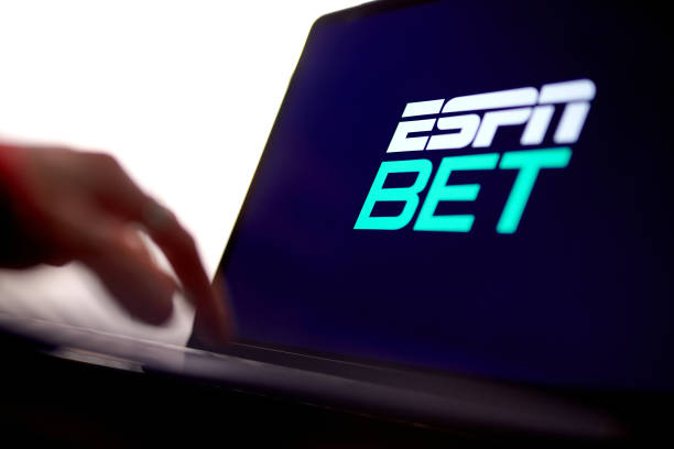 The ESPN Bet logo on a laptop arranged in New York, US, on Thursday, Feb. 22, 2024. Penn Entertainment Inc.'s interactive gambling unit lost $333.8...