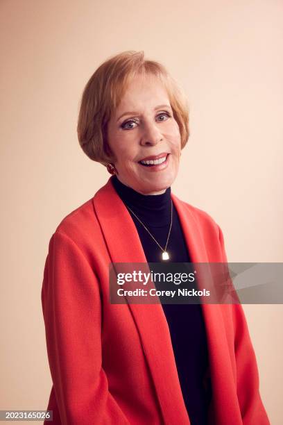 Carol Burnett of Palm Royale poses for a portrait during the 2024 Television Critics Association Winter Press Tour at The Langham Huntington,...