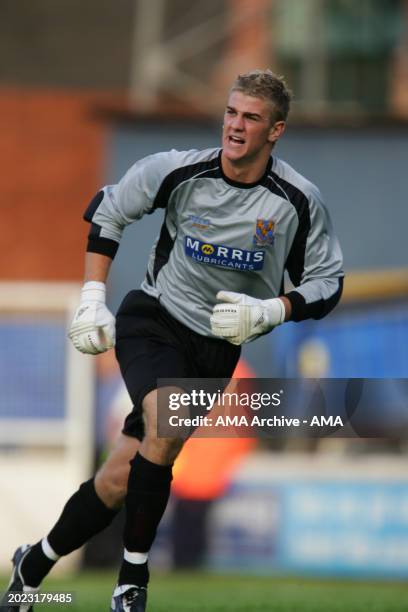 Joe Hart the Shrewsbury Town goalkeeper during the Pre Season Friendly Shrewsbury Town 1-0 Stoke City on 15th July 2005 at Gay Meadow, Shrewsbury,...