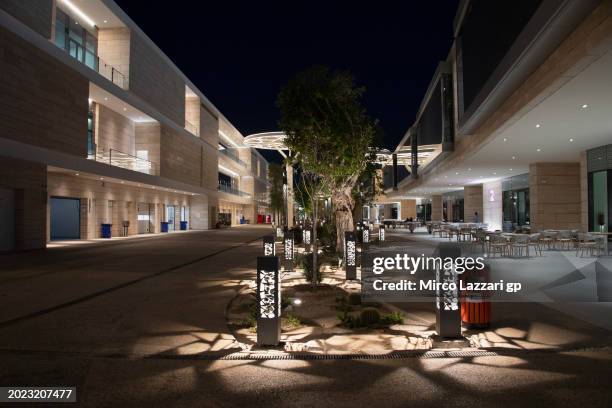 The paddock during the Qatar MotoGP Official Test at Losail Circuit on February 19, 2024 in Doha, Qatar.