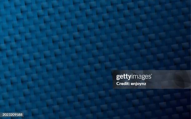 dark blue blurred pattern vector background - carbon fibre texture stock illustrations