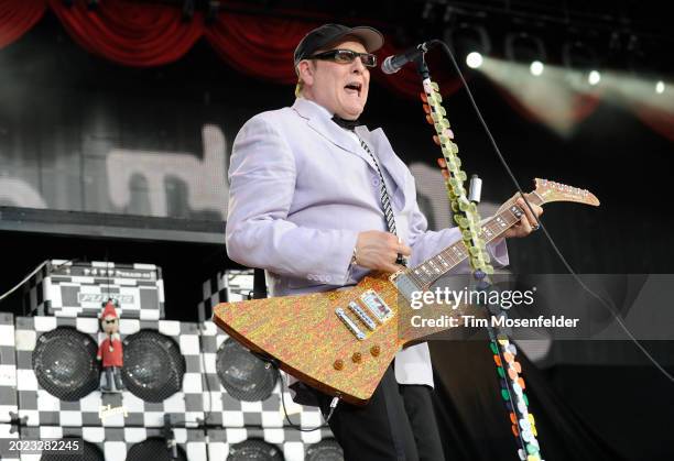 Rick Neilsen of Cheap Trick performs at Sleep Train Amphitheatre on September 3, 2009 in Wheatland, California.