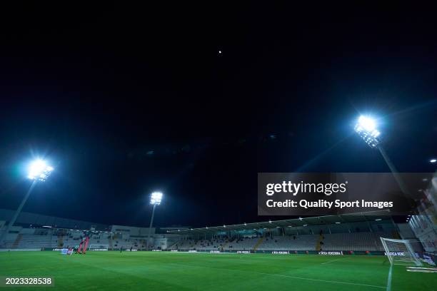 General view inside the stadium prior to the Liga Portugal Betclic match between Moreirense FC and Sporting CP at Parque de Jogos Comendador Joaquim...