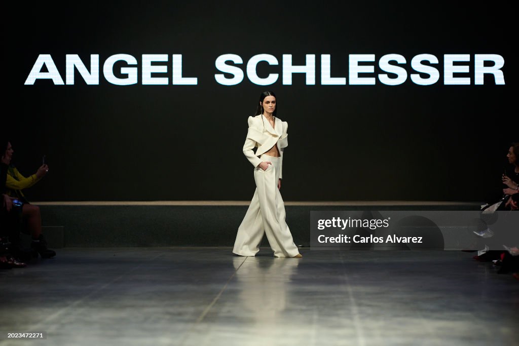 Angel Schlesser - Catwalk - Mercedes Benz Fashion Week Madrid - Feb 2024