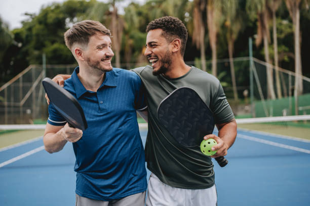 celebrate pickleball point - pickleball stock pictures, royalty-free photos & images