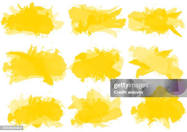 yellow grunge textures and patterns vector - bill posting stock illustrations