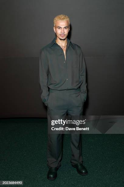 Dele Alli attends the Burberry Winter 2024 show during London Fashion Week on February 19, 2024 in London, England.