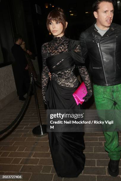 Cheryl at the LFW a/w : Perfect Magazine Party at Dovetale restaurant at 1 Hotel Mayfair during London Fashion Week February 2024 on February 19,...