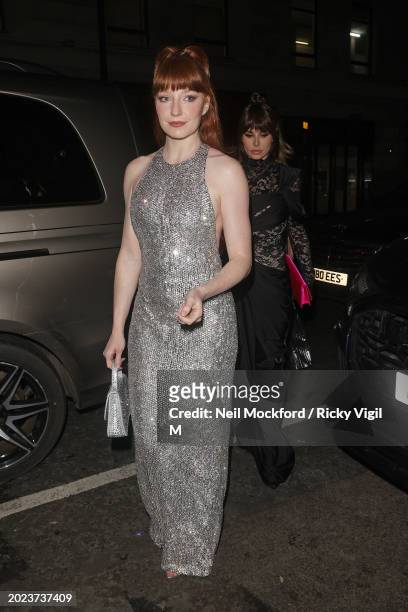 Nicola Roberts and Cheryl at the LFW a/w : Perfect Magazine Party at Dovetale restaurant at 1 Hotel Mayfair during London Fashion Week February 2024...