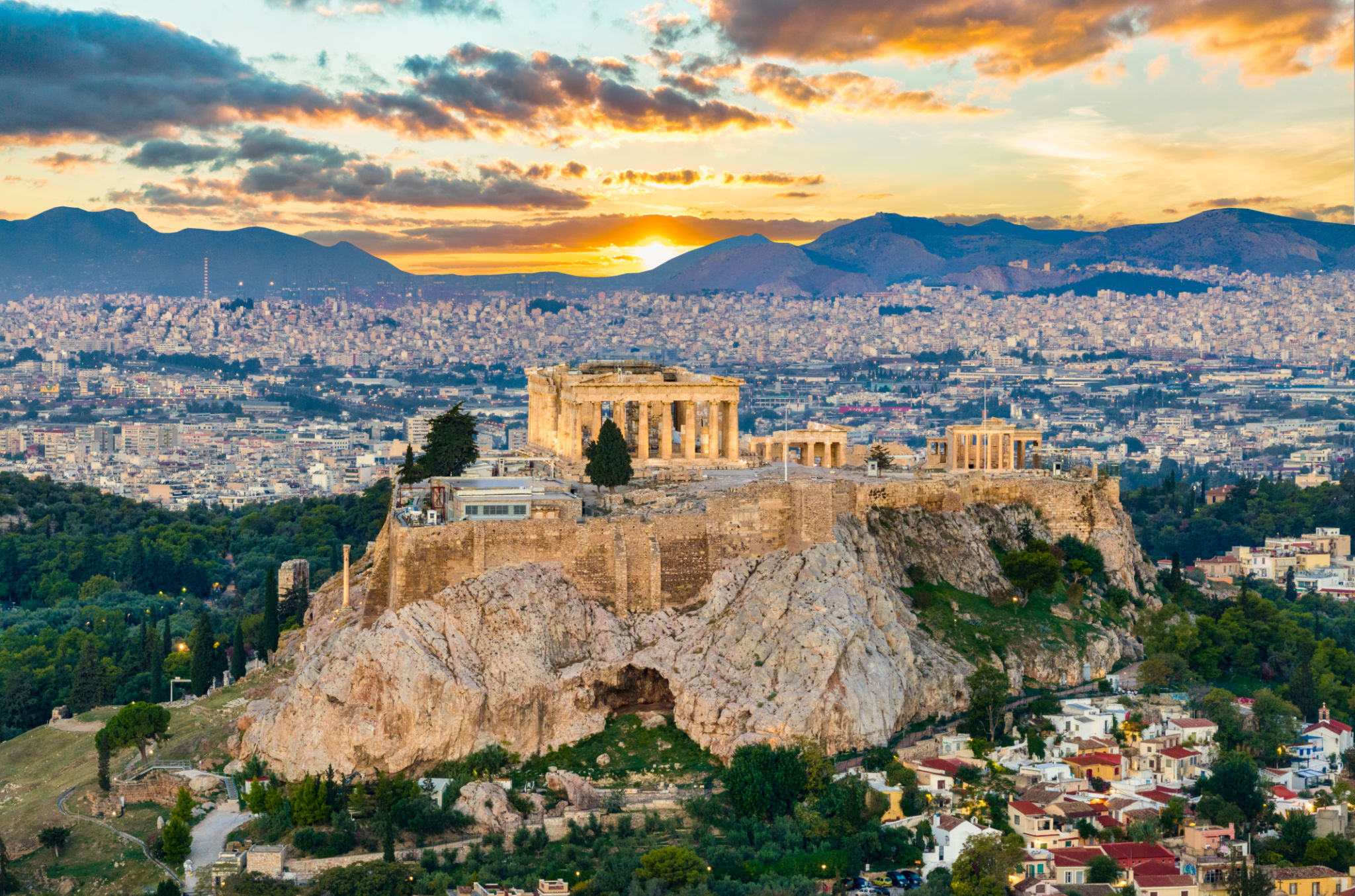 Parthenon and Acropolis in Athens, Greece Parthenon and Acropolis in Athens, Greece