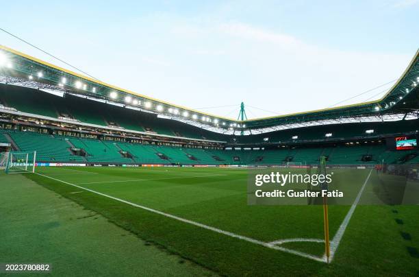 Panoramic view before the start of the Knockout Round Play-offs Second Leg - UEFA Europa League 2023/24 match between Sporting CP and BSC Young Boys...
