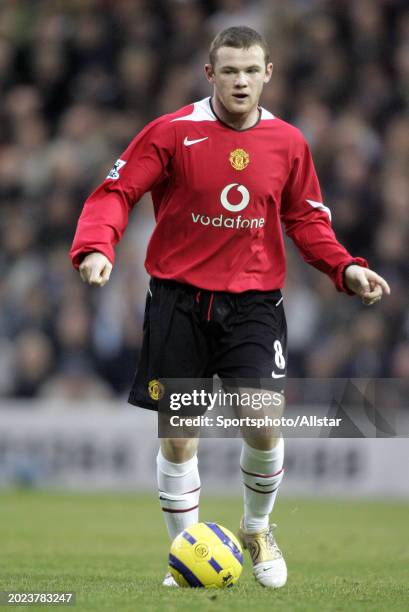 Wayne Rooney of Manchester United on the ball during the Premier League match between West Bromwich Albion and Manchester United at The Hawthorns on...