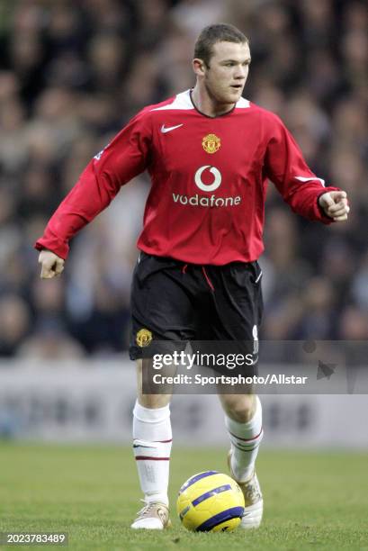 Wayne Rooney of Manchester United on the ball during the Premier League match between West Bromwich Albion and Manchester United at The Hawthorns on...