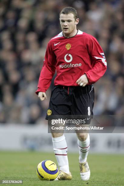 Wayne Rooney of Manchester United on the ball during the Premier League match between West Bromwich Albion and Manchester United at The Hawthorns on...