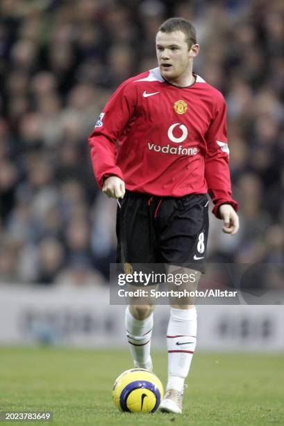 Wayne Rooney of Manchester United on the ball during the Premier League match between West Bromwich Albion and Manchester United at The Hawthorns on...