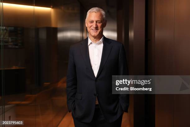 Bill Winters, chief executive officer of Standard Chartered Plc, following a Bloomberg Television interview in London, UK, on Friday, Feb. 23, 2024....