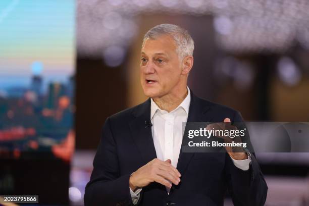 Bill Winters, chief executive officer of Standard Chartered Plc, during a Bloomberg Television interview in London, UK, on Friday, Feb. 23, 2024....