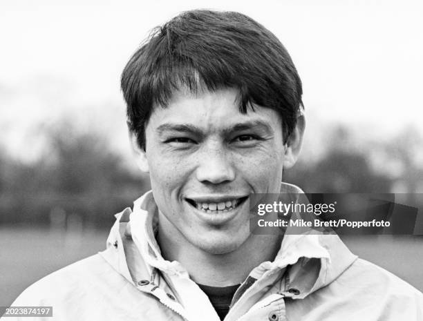 Leicester Tigers player and England player Rory Underwood during a training session in the build up before the Five Nations Championship match...