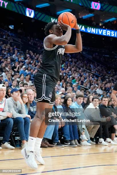 Head coach Kim English of the Providence Friars during a college basketball game against the Villanova Wildcats at Wells Fargo Center on February 4,...