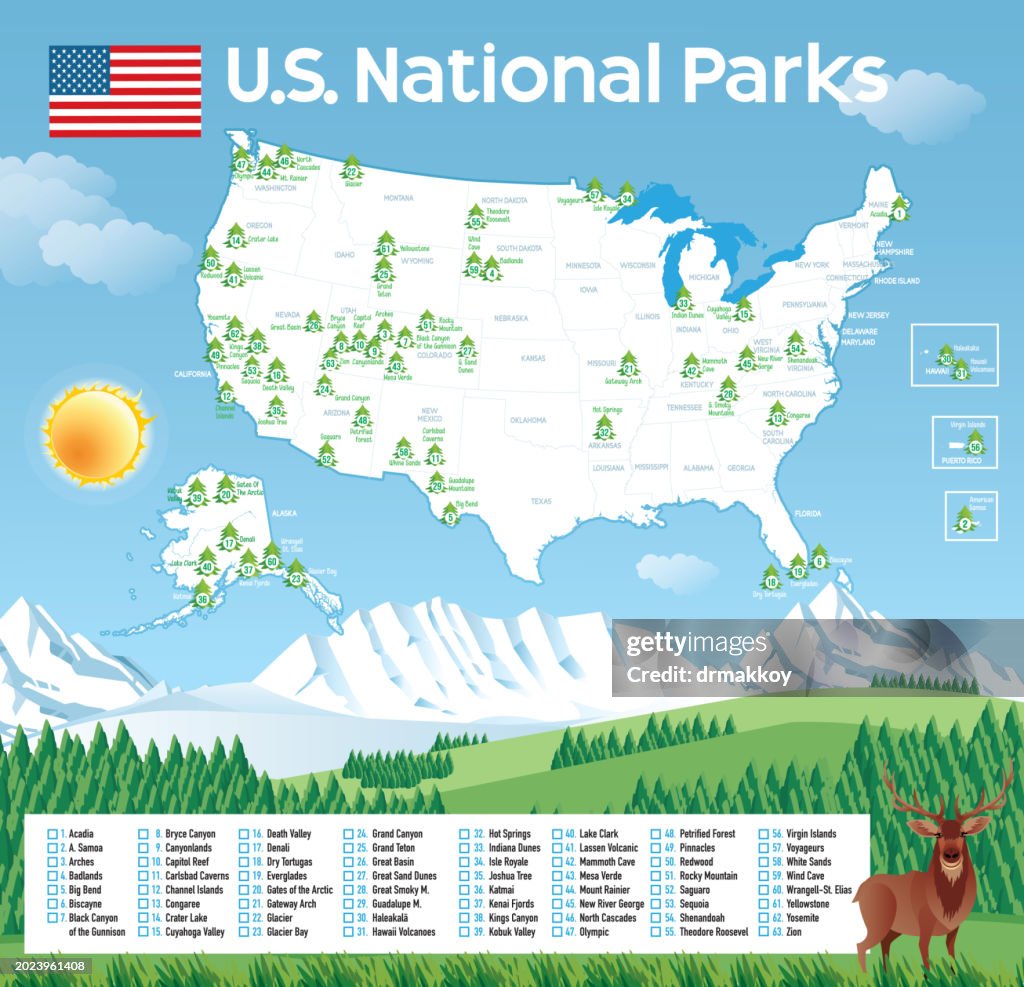United States Parks Map