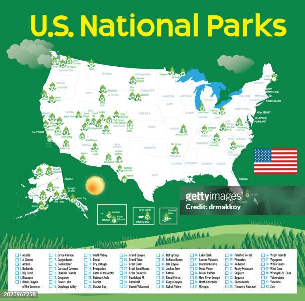 usa park map - zion national park 幅插畫檔、美工圖案、卡通及圖標